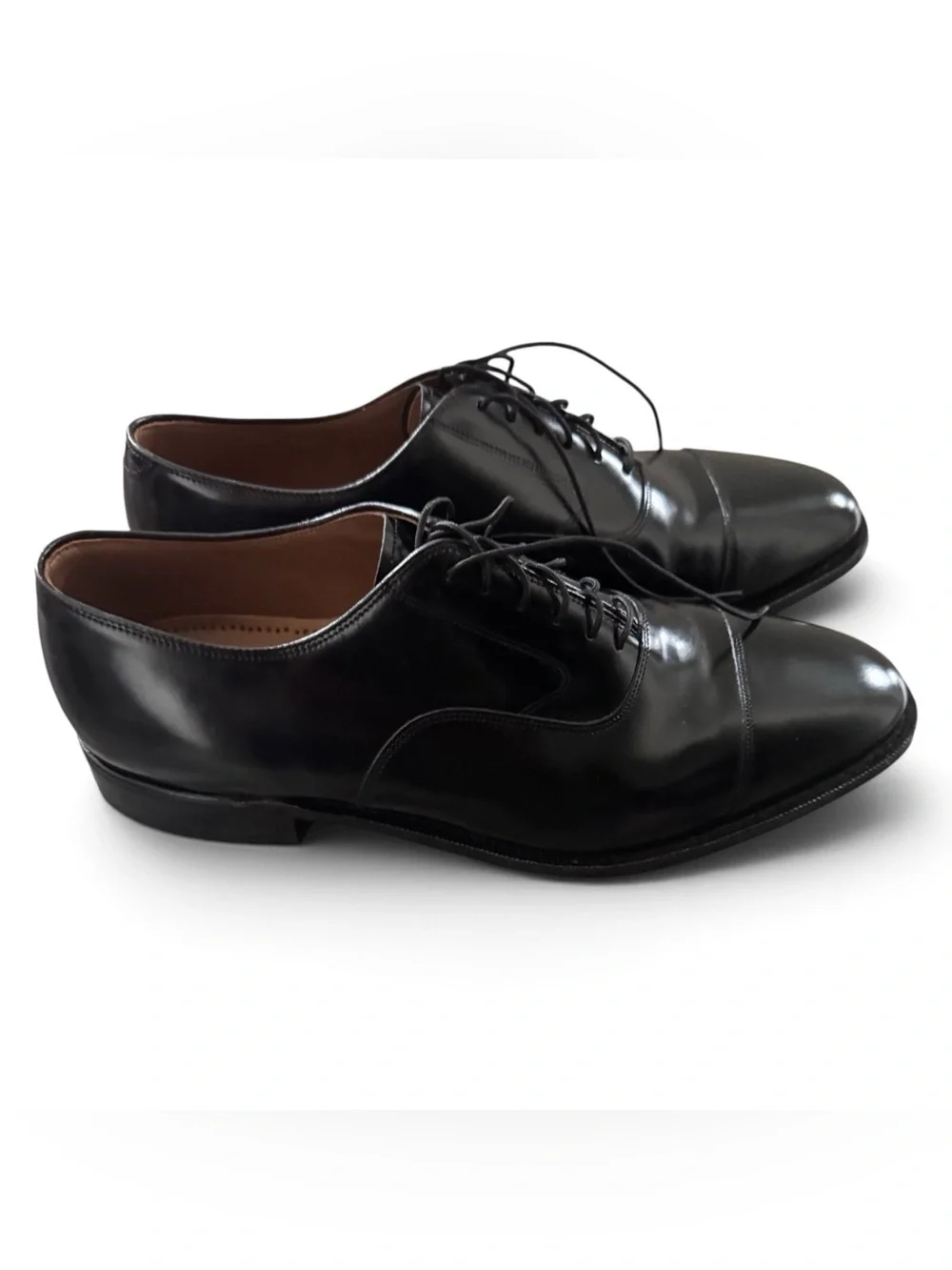 Johnston & Murphy Melton Cap Toe Genuine Calf Leather Oxfords size 11.5